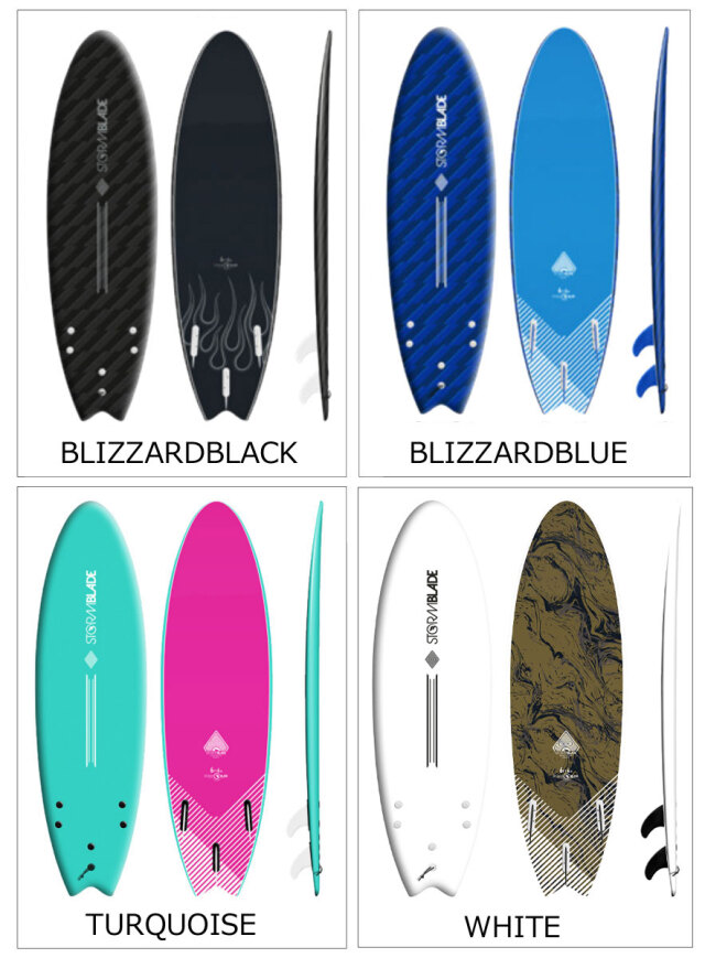 ソフトボード STORM BLADE 6ft6 SWALLOW TAIL SURFBOARDストーム