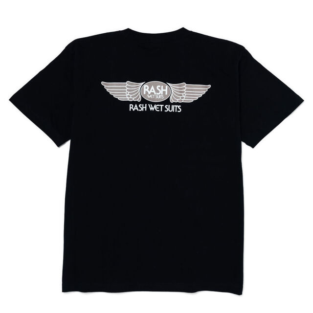 メンズ Tシャツ 半袖 2024 RASH ラッシュ 羽バックTee 6oz ギフト