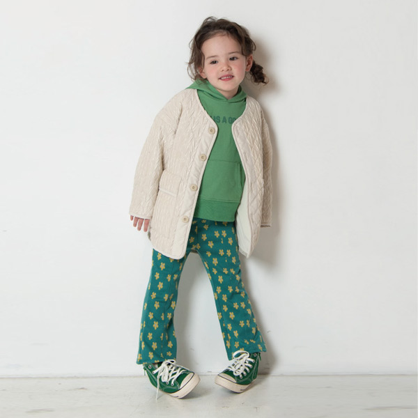 50％OFF】ジャガードパンツ キッズ ベビー ボトム ボトムス 総柄パンツ