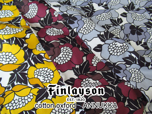 オックスプリント】 Finlayson ＊ANNUKKA (フィンレイソン