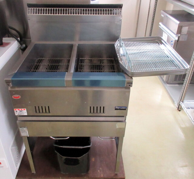 2018年 マルゼン 2槽フライヤー MGF-C13WK W630×D610×H800mm 都市ガス