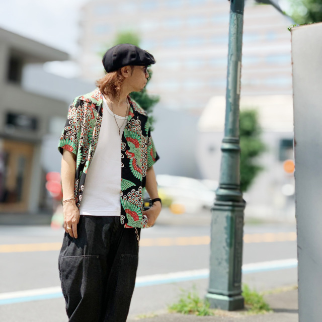 SUN SURF / HAWAIIAN S/S SHIRT “PEACOCK”