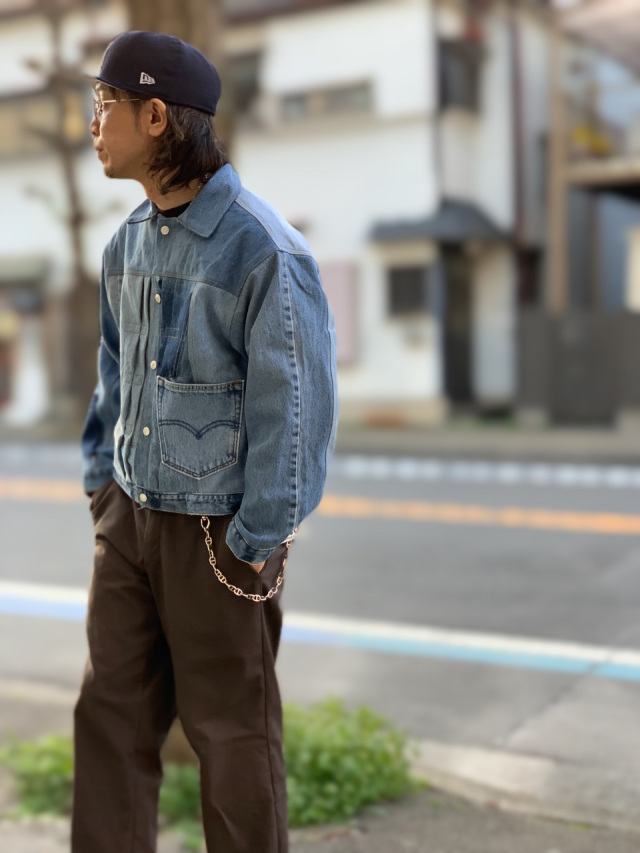 THRIFTY LOOK / LEVI'S REMAKE PLEATS JACKET