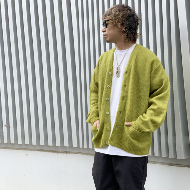 TOWN CRAFT / SOLID SHAGGY CARDIGAN
