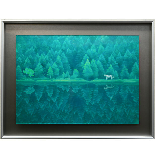 東山魁夷「緑響く」彩美版プレミアム 複製画 最高級複製画｜絵画販売