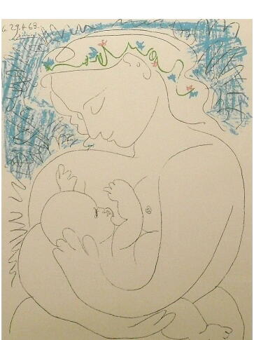 ピカソ「母子像」リトグラフ｜絵画販売