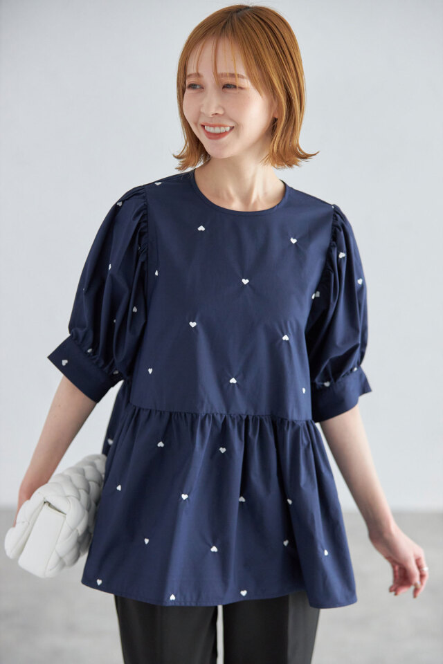 ハート刺繍チュニック
