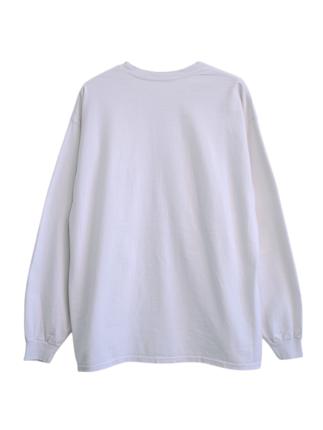 ANCELLM EMBROIDERY DYED LS T-SHIRT WHITE 2025AW 通販ページ octavia