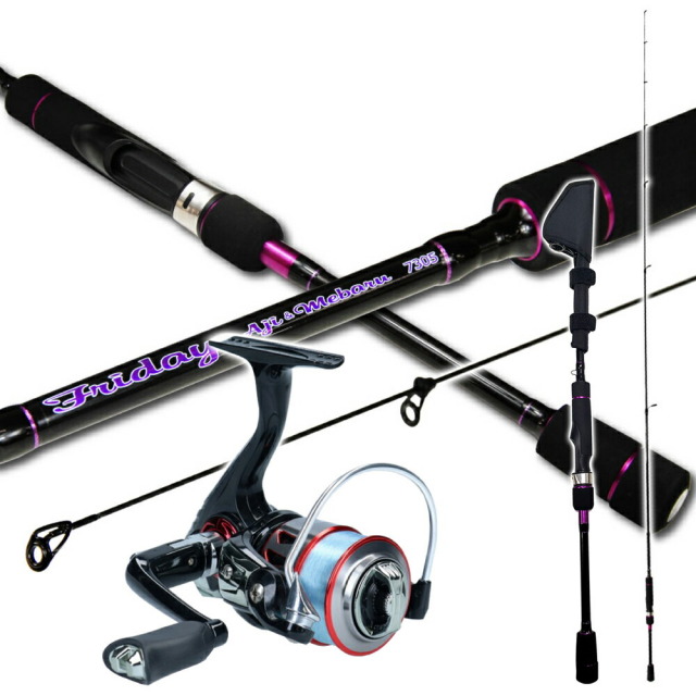 アジング・メバリング フライデー 振出アジング ロッド＆リールセット