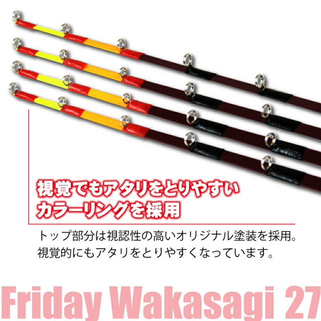 フライデー ワカサギ替え穂先 27cm 1本 ＆ ハピソン 電動リール 2点