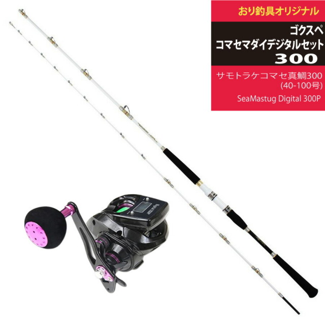 コマセマダイ釣りに最適！船釣り用デジタルリール＆竿セット ゴクスペ