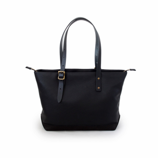 Ain Soph セカンドレーベル】ブラックシリーズ 撥水レザートートバッグ