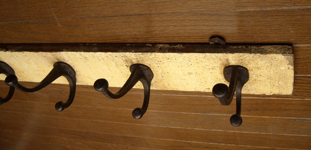 40s 50s ビンテージ アンティーク 6連 ウォールフック シャビー 40s