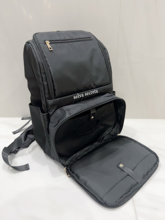 selva secreta】perfect BACKPACK(black×white logo)