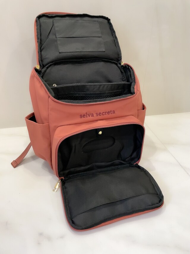 selva secreta】bucket RUCKSACK mini(pink-brown)