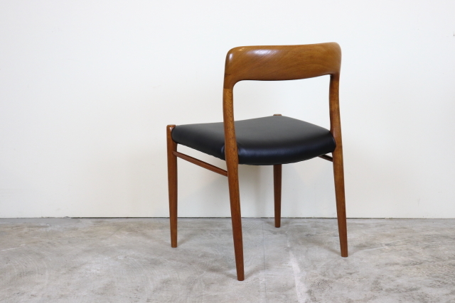 J.L.モラー（J.L.Moller） No.75 北欧 ダイニングチェア 座面張り替済