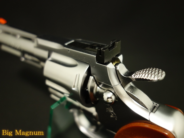 タナカ】 コルト パイソン .357Magnum 4inch R-model ステンレス