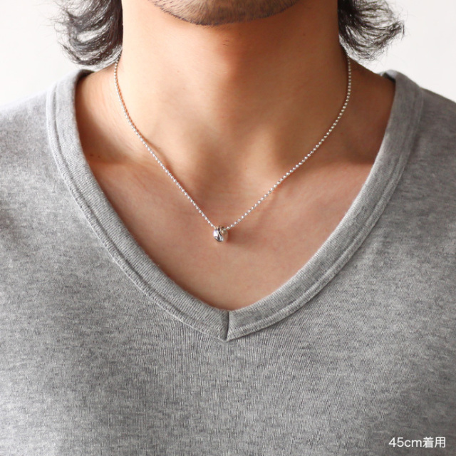 2mmボールチェーン40cm45cm50cm｜シルバーチェーン｜シルバーネックレス