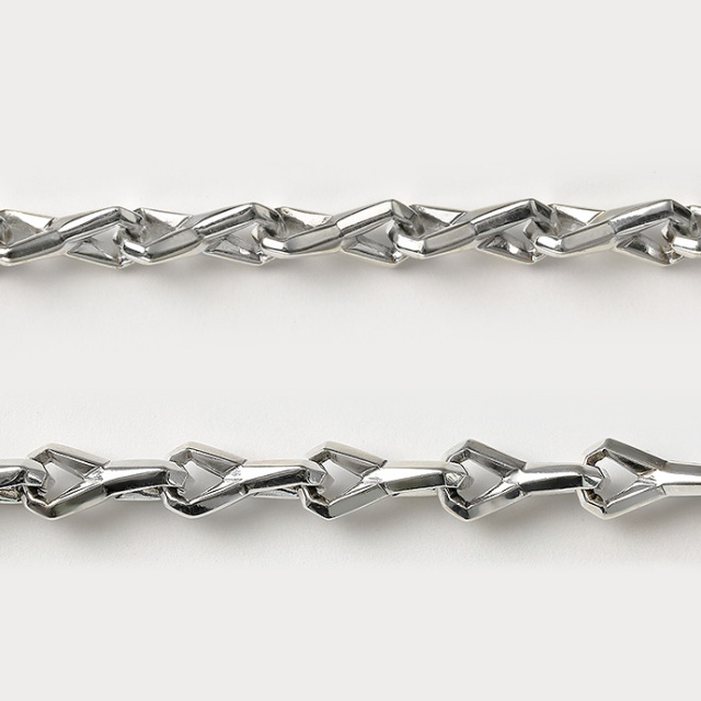 ツイスト インフィニティ チェーン ブレスレット シルバー925