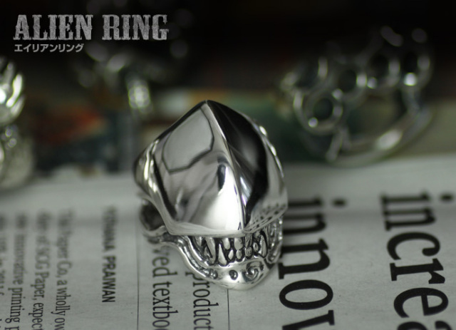 エイリアンリング｜シルバーアクセサリー｜ラッピング無料｜送料無料