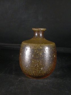 備前焼 登窯 備前市無形文化財 森 泰司 共箱付き黄ゴマ徳利3 備前焼卸