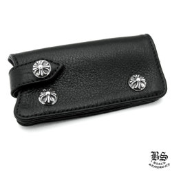 クロムハーツコインパース3×4ブラックヘビーレザー|クロムハーツ通販