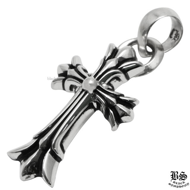 クロムハーツダブルCHクロスペンダントスモールwithベイル|クロム