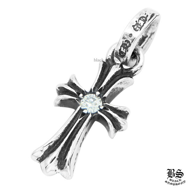 クロムハーツ ベビーファット 片面アフターダイヤ チャーム クロム