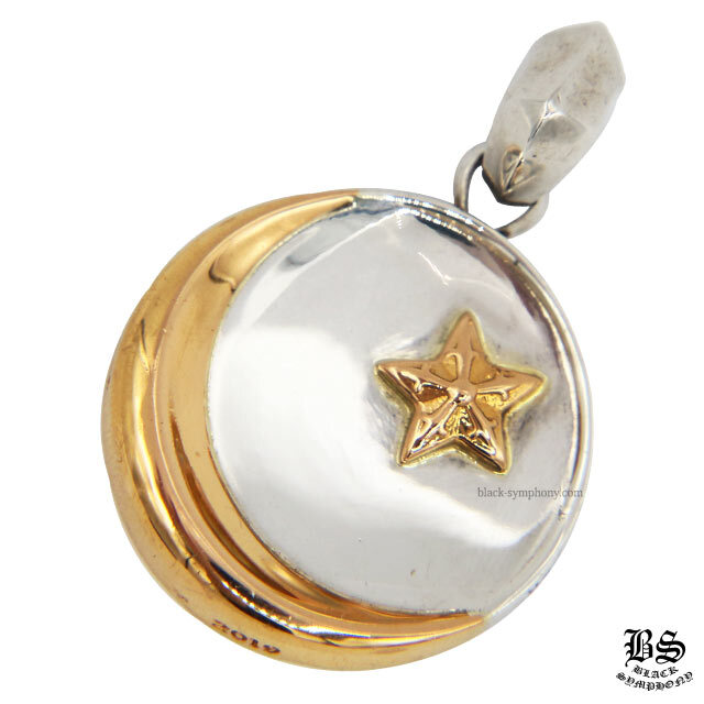 クロムハーツスタークレセント ゴールド22K＆シルバー|クロムハーツ