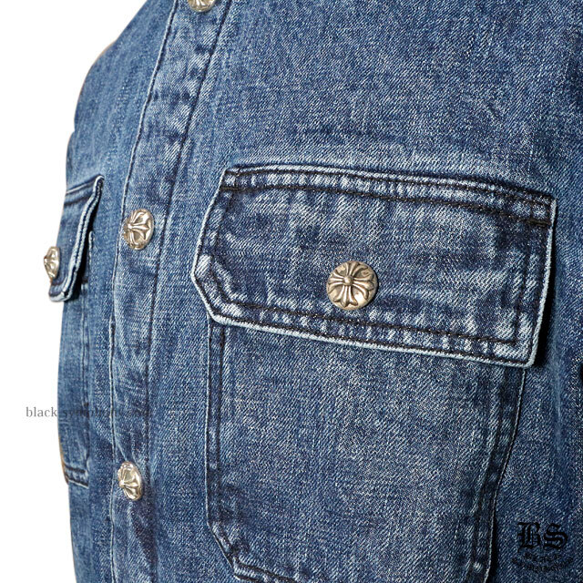 クロムハーツワークドッグインディゴデニムジャケット|クロムハーツ