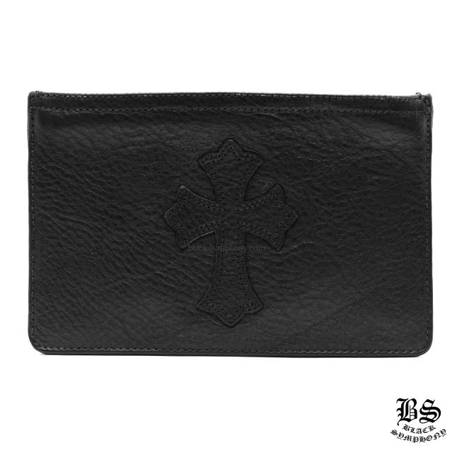 クロムハーツコインパース#2 1クロスパッチブラックレザー|クロム