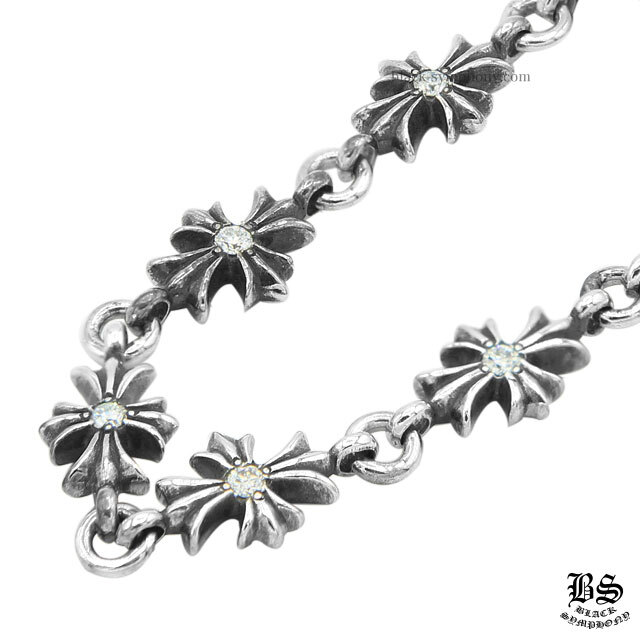 クロムハーツタイニーECHプラスブレスレットwithパヴェダイヤモンド12