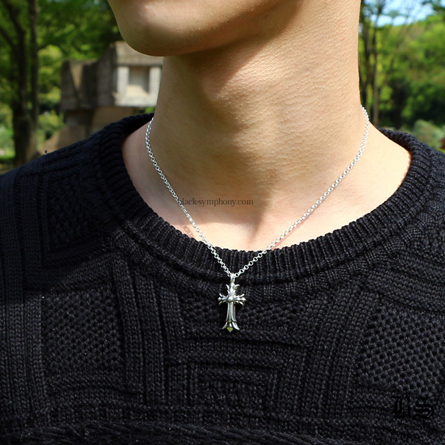 クロムハーツダブルCHクロスチャーム|クロムハーツ通販専門店ブラック