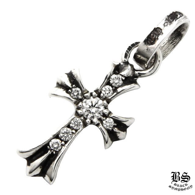 クロムハーツCHクロスベビーファットチャームwithパヴェダイヤモンド