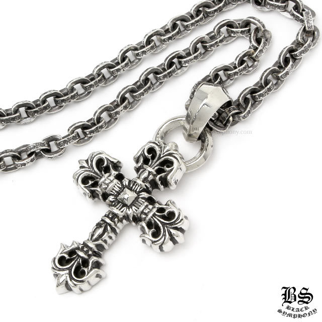 クロムハーツフィリグリークロスペンダントXSwithベイル＆ペーパー