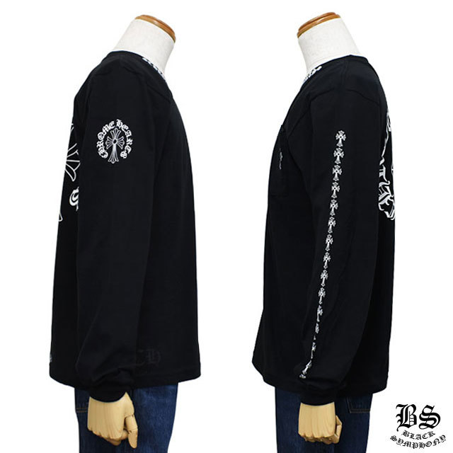 クロムハーツロングTシャツCHクロスブラック|クロムハーツ通販専門店