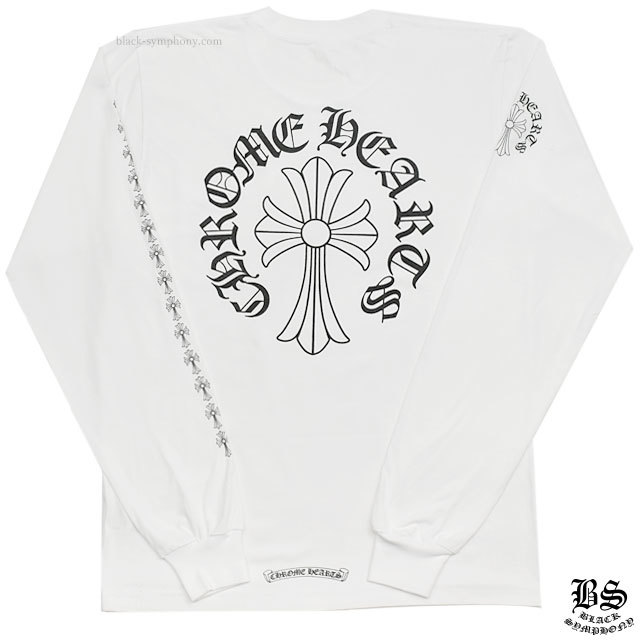 クロムハーツロングTシャツCHクロスホワイト|クロムハーツ通販専門店
