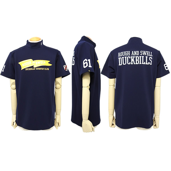 rough&swell［ラフアンドスウェル］RS FLAG MOCK/半袖モックネック