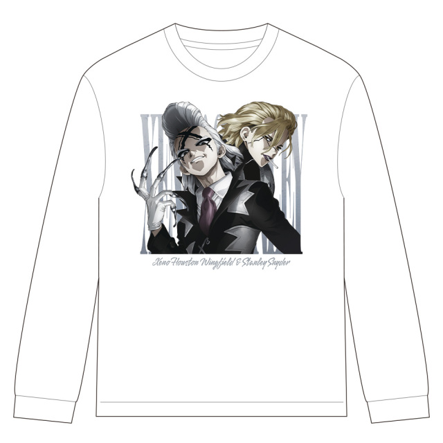 Dr．STONE リブ付ロングスリーブTシャツ ゼノ&スタンリー Lサイズ