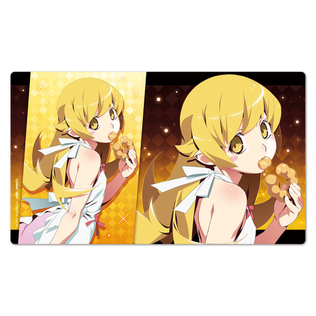 化物語　忍野忍　八九寺真宵　ラバーマット　プレイマット 物語シリーズ』ラバーデスクマットコレクションが登場！10月25日（金