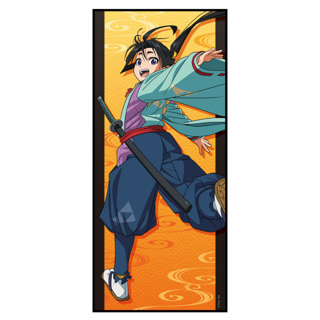 逃げ上手の若君 缶バッジ付キャラクター大判タオル 北条時行