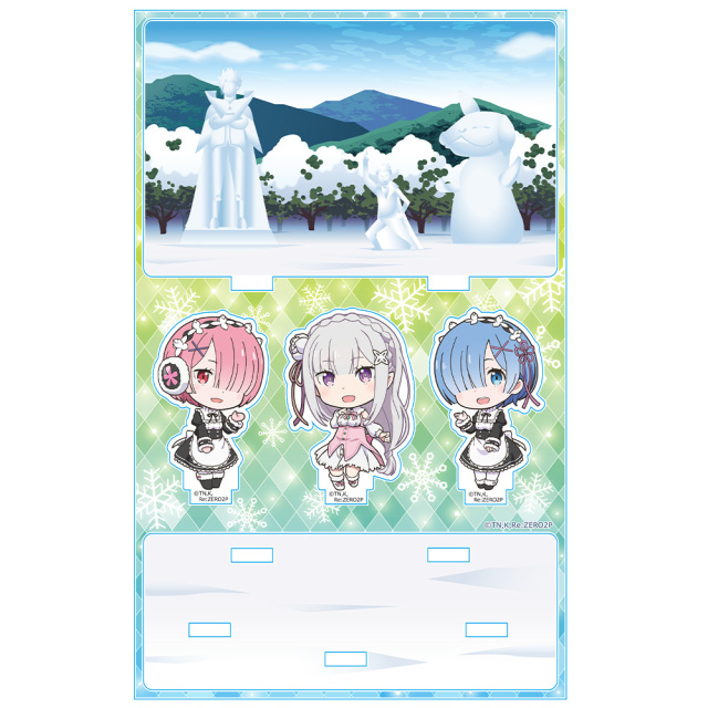 Re:ゼロから始める異世界生活 アクリルジオラマB[エミリア＆レム＆ラム]