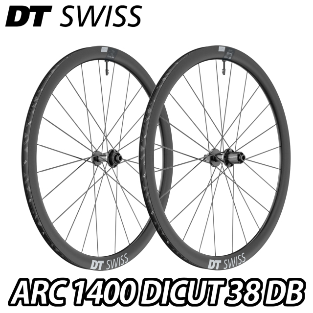 DT SWISS ARC 1400 DICUT DB 38 F/R Wheels Set (ディーティースイス