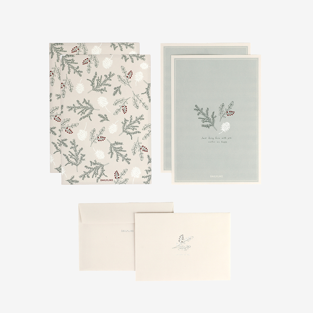 レターセット 21 Greenish Garden