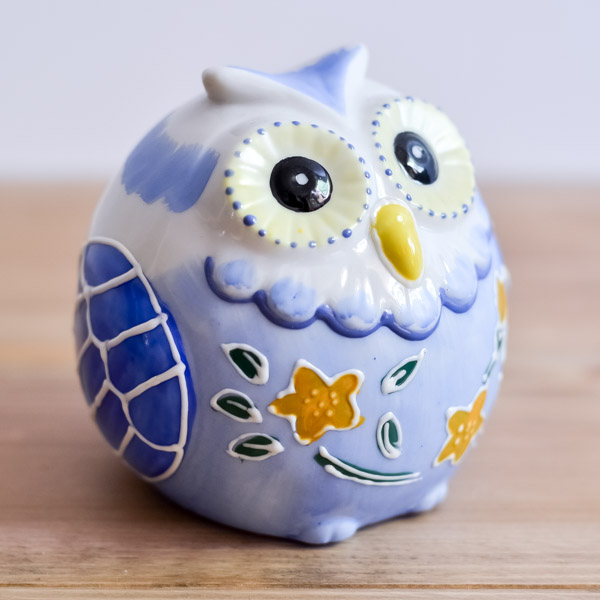 送料無料】 仲良しふくろう 盛 2.5号 ペア 化粧箱入り / 梟 フクロウ