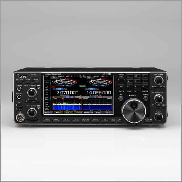 IC-7610 HFオールバンド+50MHz（SSB/CW/RTTY/PSK31・63/AM/FM） 100W