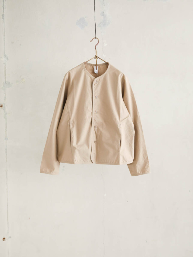 Yoli ヨリ｜Cotton simple jacket ベージュ