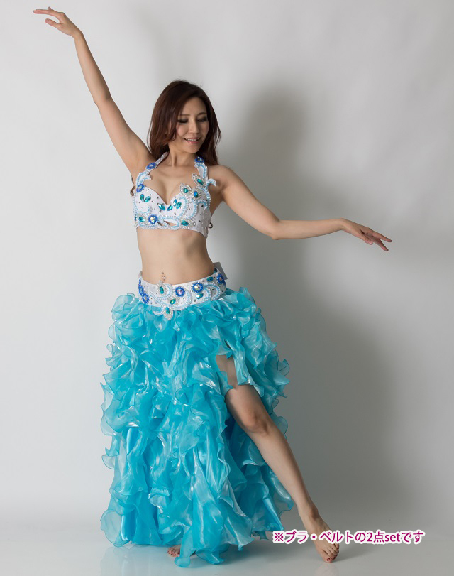 ベリーダンスコスチューム（ブラ＆ベルト2点セット）CH-COSB-A20