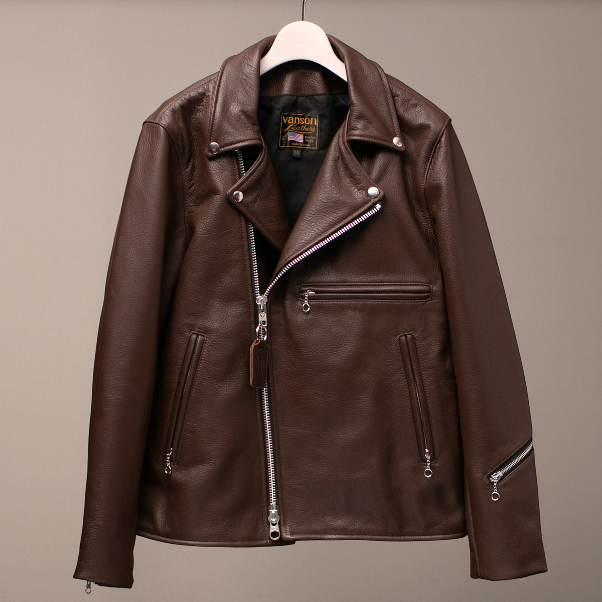 Vanson Special Custom Doulbe Riders Jacket Type 1 「グレインレザー