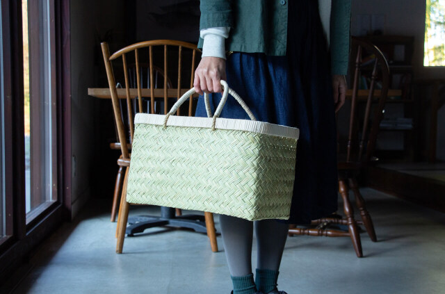 すず竹 市場かご（尺三寸）